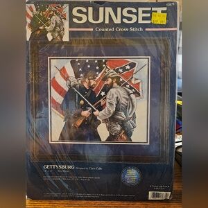 Gettysburg Civil War Counted Cross Stitch Kit